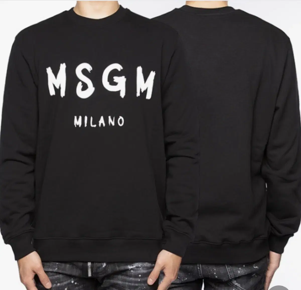 MSGM 밀라노 로고 맨투맨